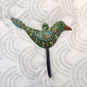 Anthropologie decorative bird wall hook